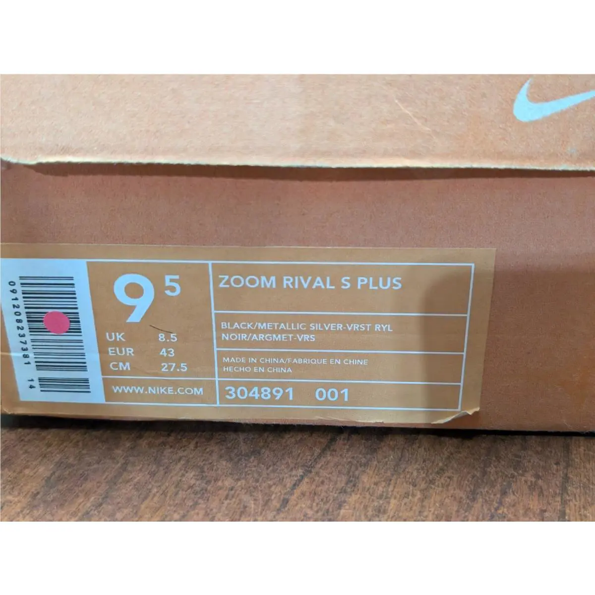 Nike shoes - Zoom Rival S Plus - Zoom Rival Plus - 304891-001 - Multicolor (UPC: 0091208237381) 12