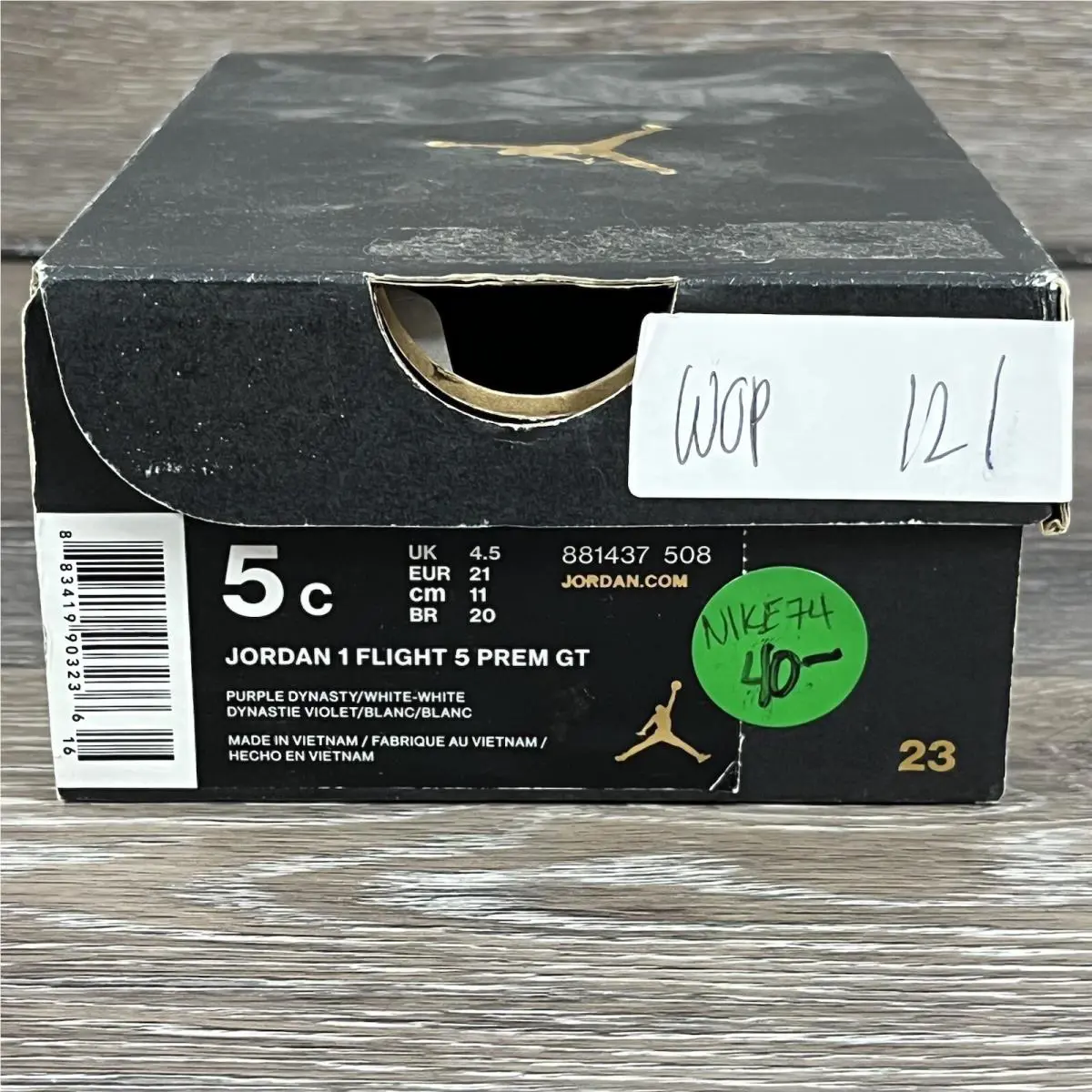 Nike shoes - Jordan 1 Flight - Flight - 881437-508 - Purple 13