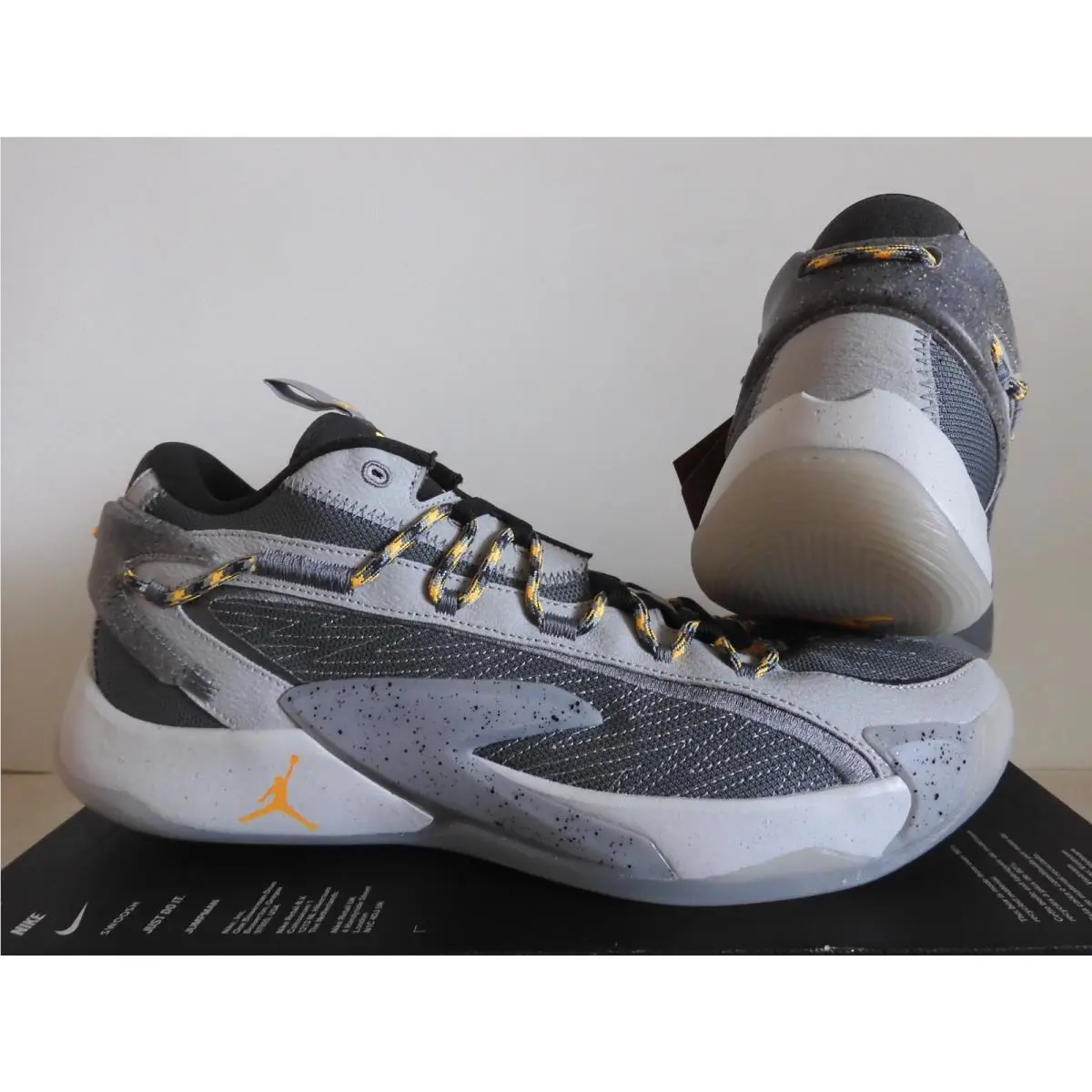 Nike shoes - Jordan Luka 2 - Luka - DX9013 008 - Smoke Grey/Laser Orange (UPC: 196969286743) 0