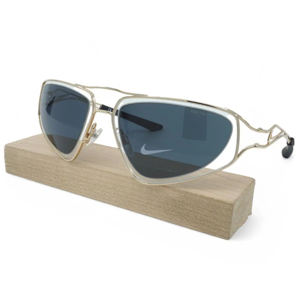 EV24048-708 Unisex Nike Veil Sunglasses - Frame: Gold/Clear