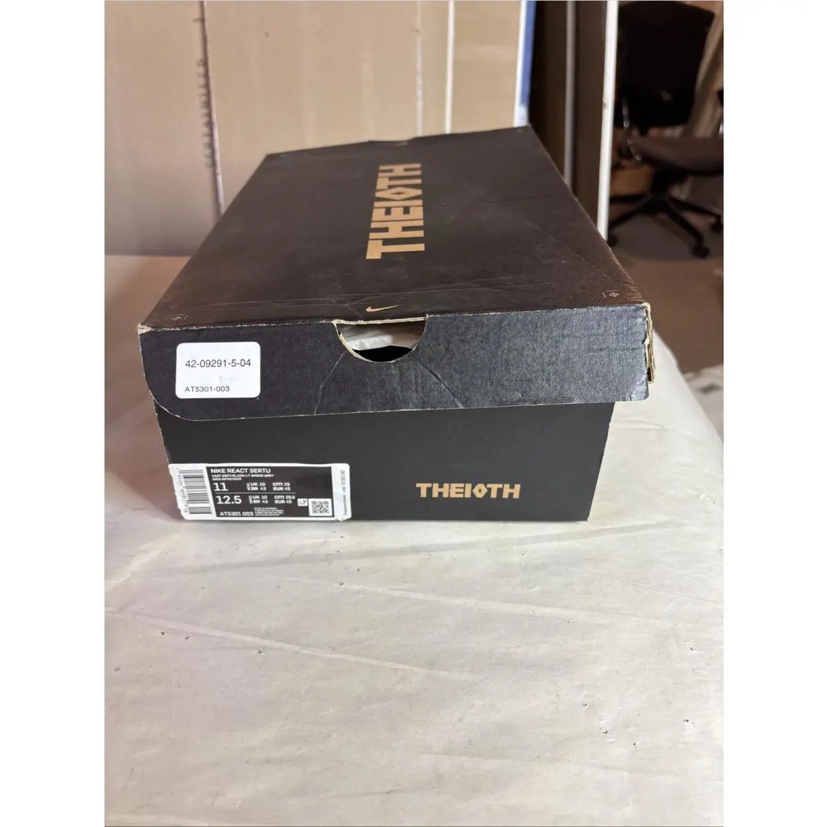 Nike shoes - Nike React Sertu - React Sertu - AT5301-003 - VAST GREY BLACK LIGHT SMOKE GREY 7