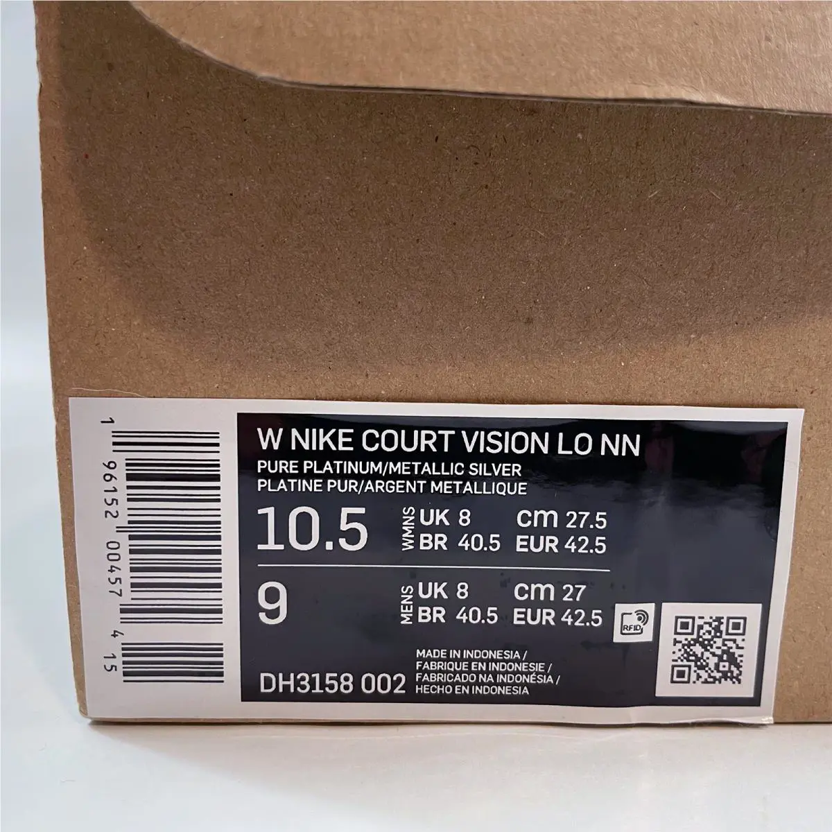 Nike shoes - Nike Court Vision - Court Vision - DH3158-002 - Silver 2