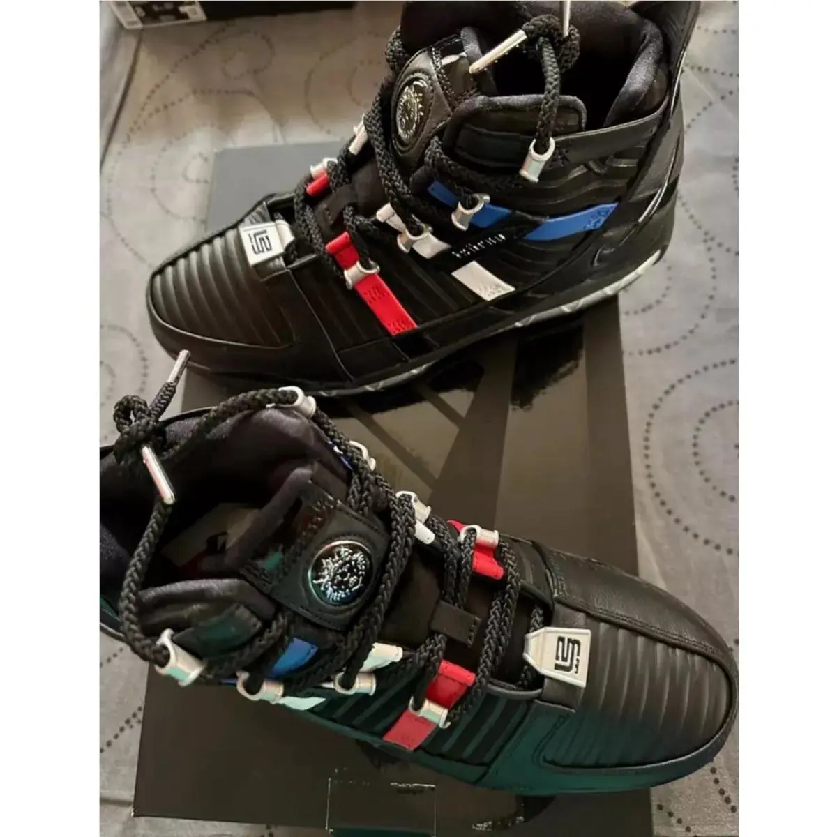 Nike shoes - Nike Zoom LeBron - Zoom LeBron - BLACK + RED + BLUE + METALLIC (UPC: 195244797639) 0