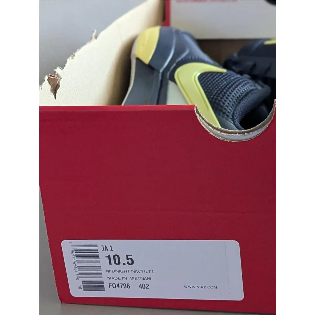 Nike shoes - Nike Ja 1 - FQ4796-402 - Blue (UPC: 196975658640) 4