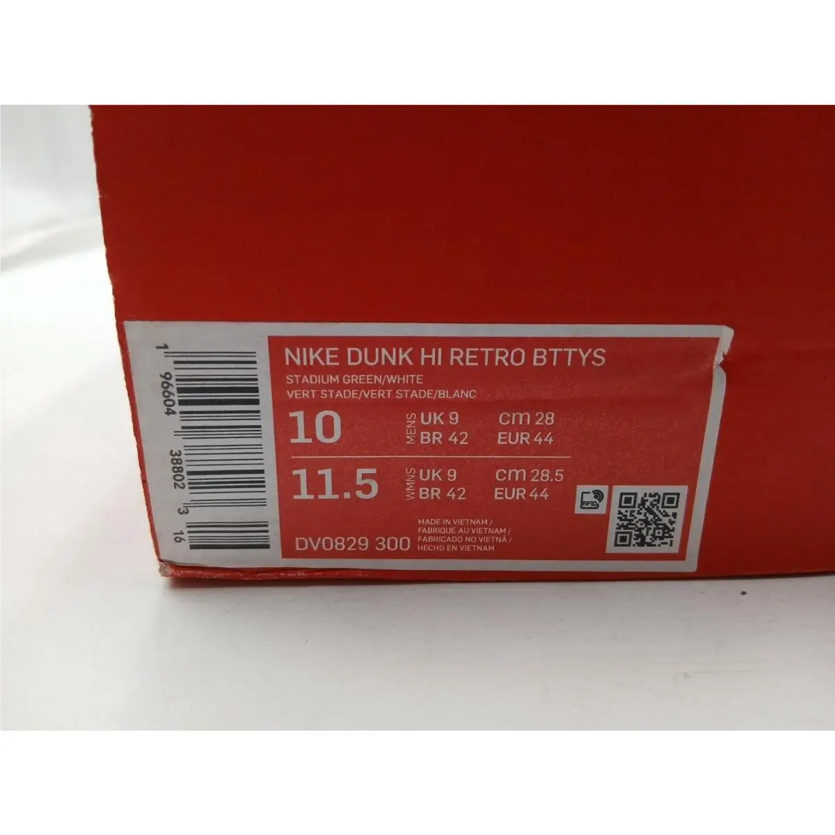 Nike shoes - Nike Dunk Hi Retro BTTYS - DV0829-300 - Green 12