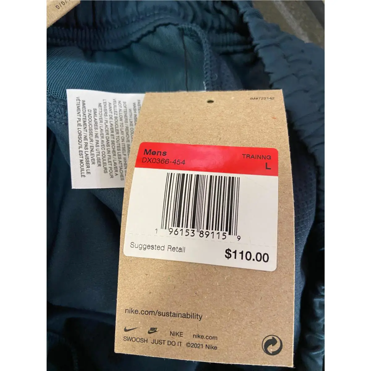 Nike clothing - Nike ADV A.P.S Dri Fit - DX0366 - Navy (UPC: 196153891159) 7