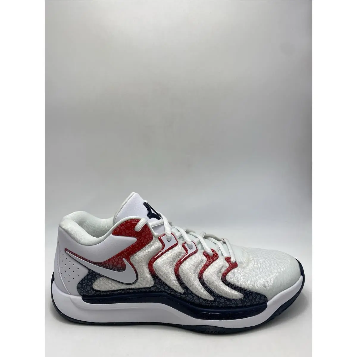 Nike shoes - Nike KD 17 - FJ9487 101 - White/Obsidian-University Red (UPC: 197595793612) 0