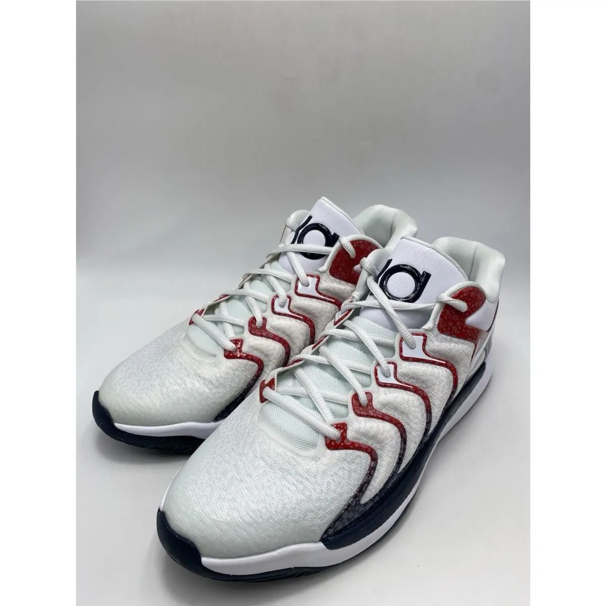 Nike shoes - Nike KD 17 - FJ9487 101 - White/Obsidian-University Red (UPC: 197595793612) 2
