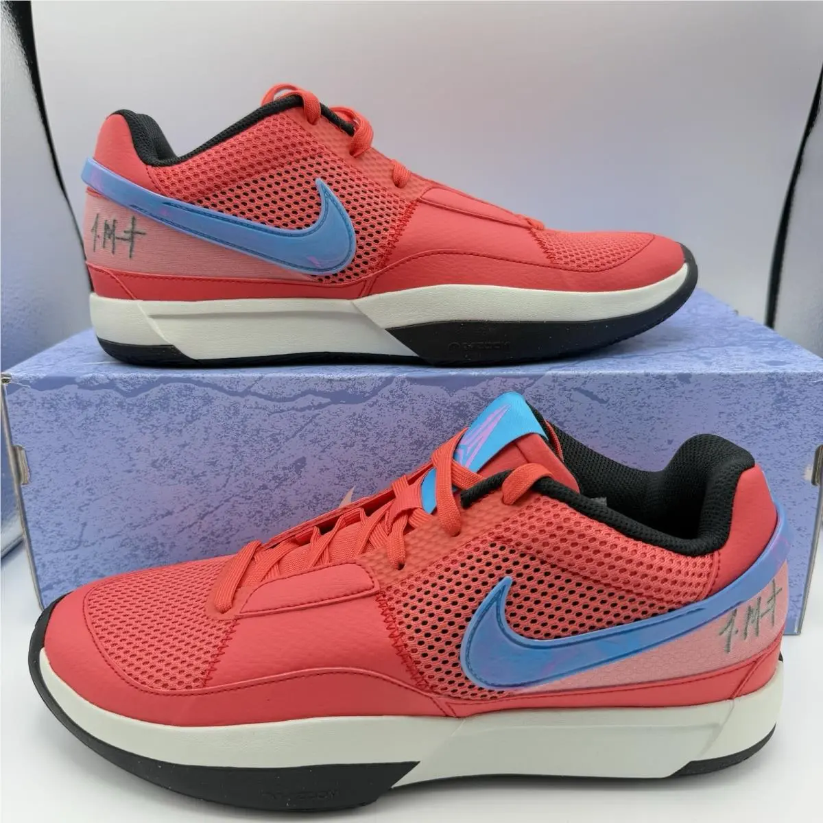 Mens Size 11 Nike Ja 1 Low Ember Glow Blue Lightning DR8785-800