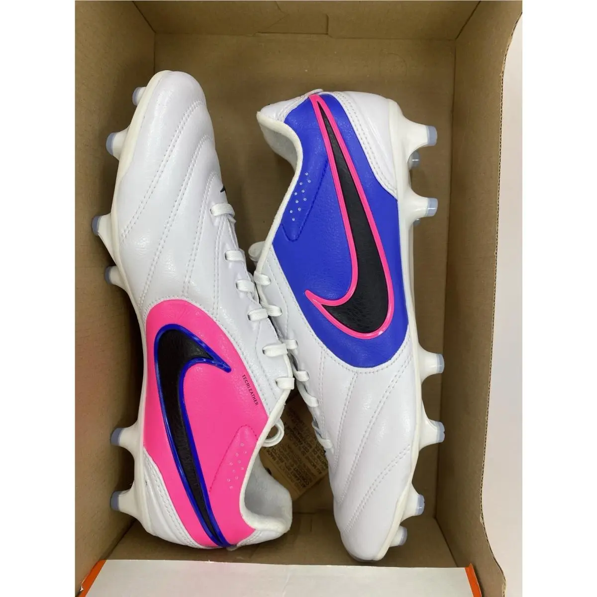 Nike shoes - Nike Tiempo Ligera - Tiempo Ligera - HQ3158 146 - White/Black-Racer Blue (UPC: 198726598250) 7