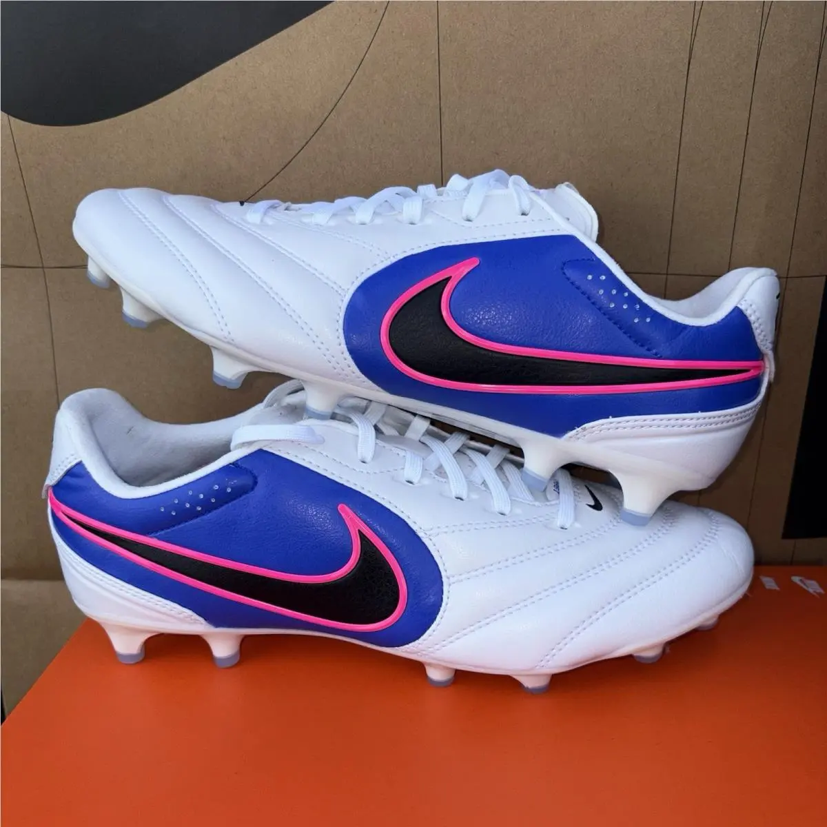 Nike shoes - Nike Tiempo Ligera - Tiempo Ligera - HQ3158 146 - White/Black-Racer Blue (UPC: 198726535514) 0