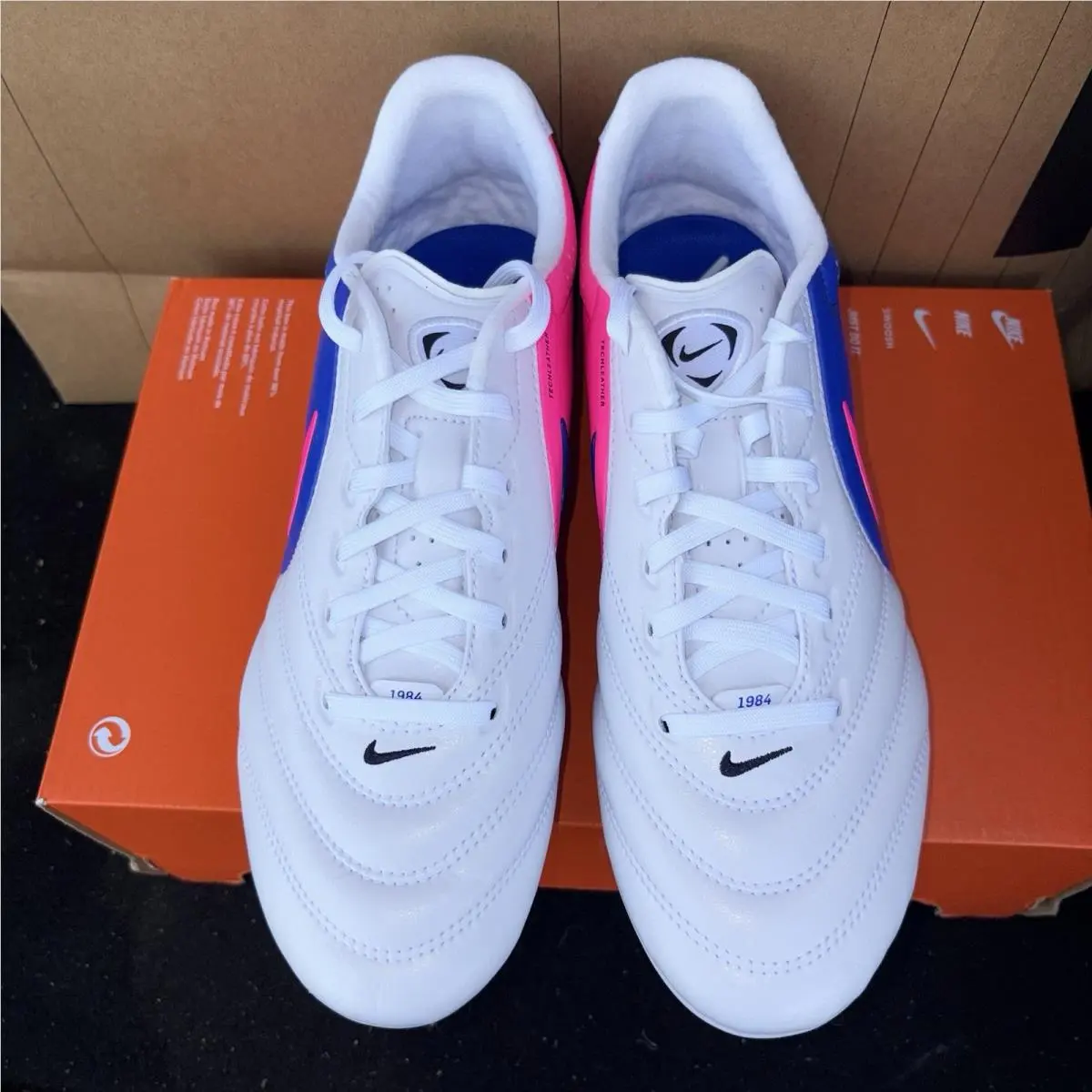 Nike shoes - Nike Tiempo Ligera - Tiempo Ligera - HQ3158 146 - White/Black-Racer Blue (UPC: 198726535514) 2