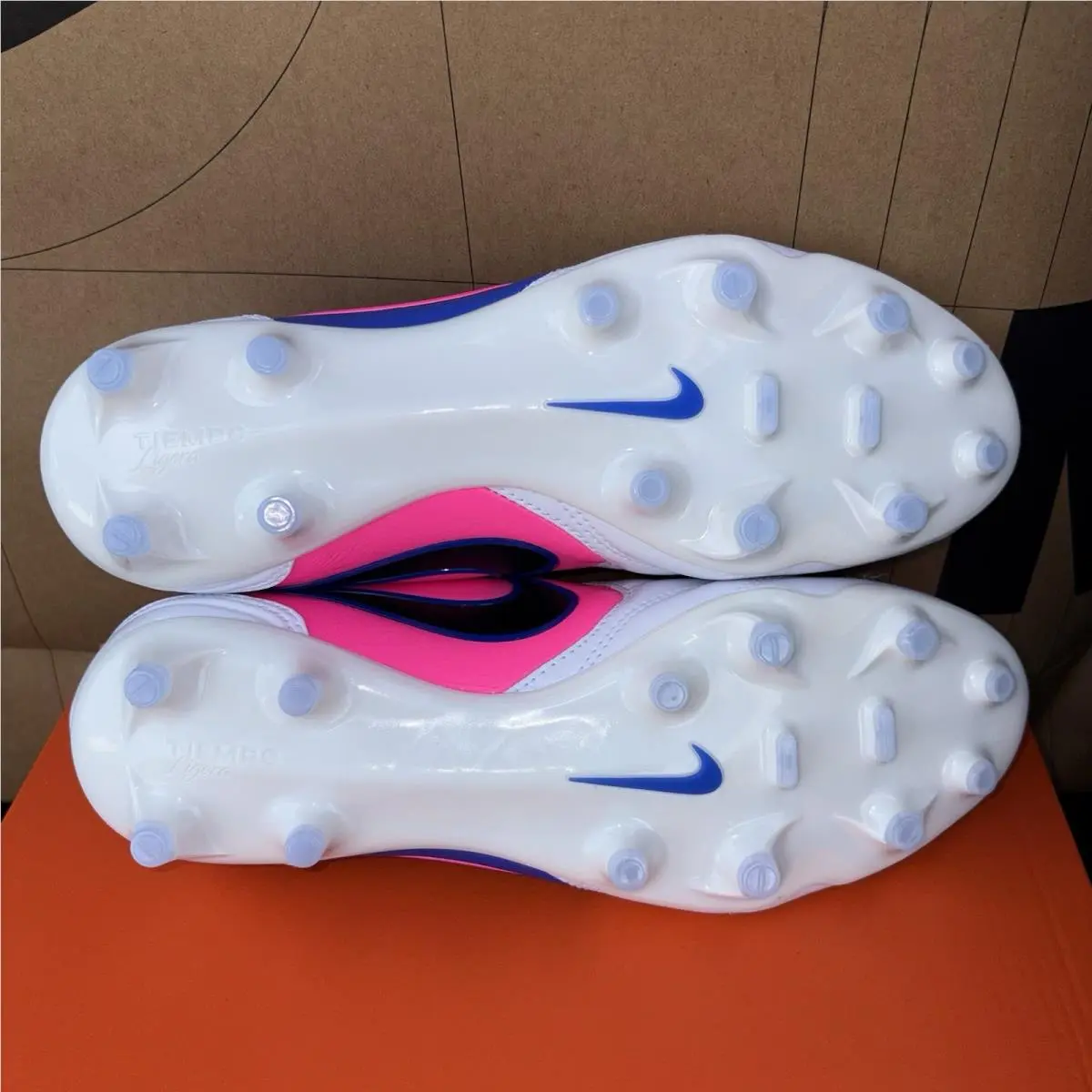 Nike shoes - Nike Tiempo Ligera - Tiempo Ligera - HQ3158 146 - White/Black-Racer Blue (UPC: 198726535514) 4