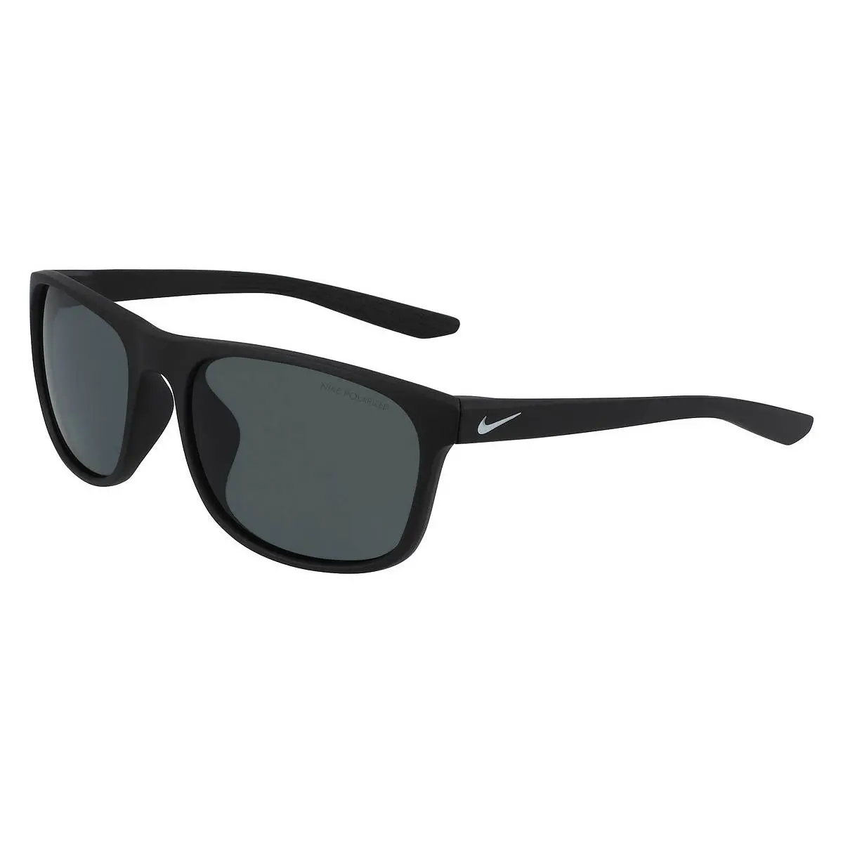 Endure P FJ2215 Sunglasses Matte Black/silver Polarized Gray 59mm by Nike
