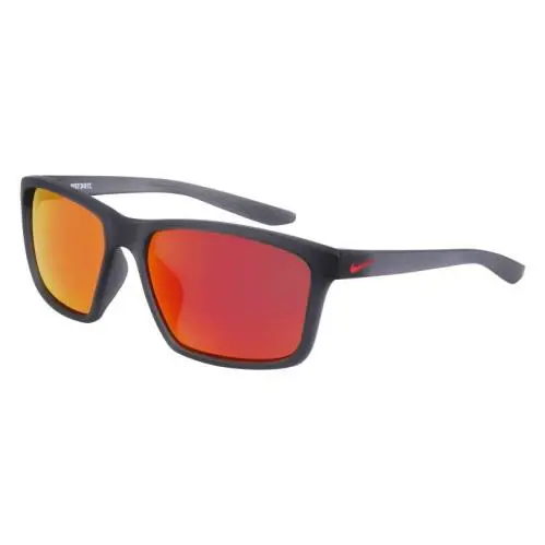 Nike FJ1998 021 Matte Dark Grey Valiant M Sunglasses with Red Mirror Lenses