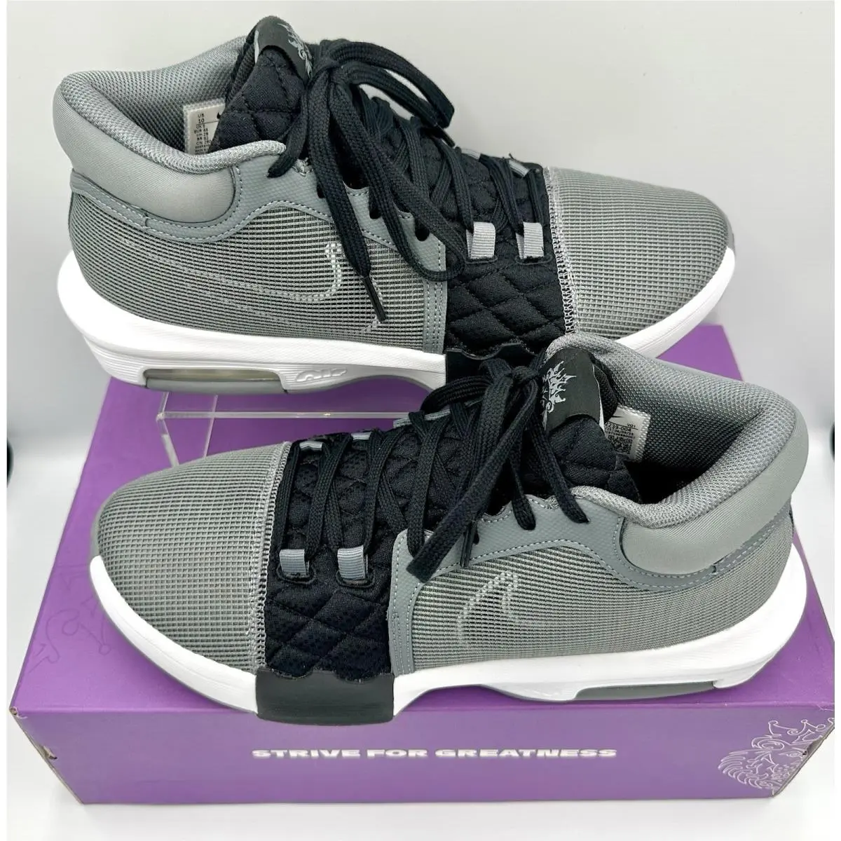 Nike shoes - Nike LeBron Witness - LeBron Witness - FB2239-004 - Grey Black White (UPC: 0197596880007) 0