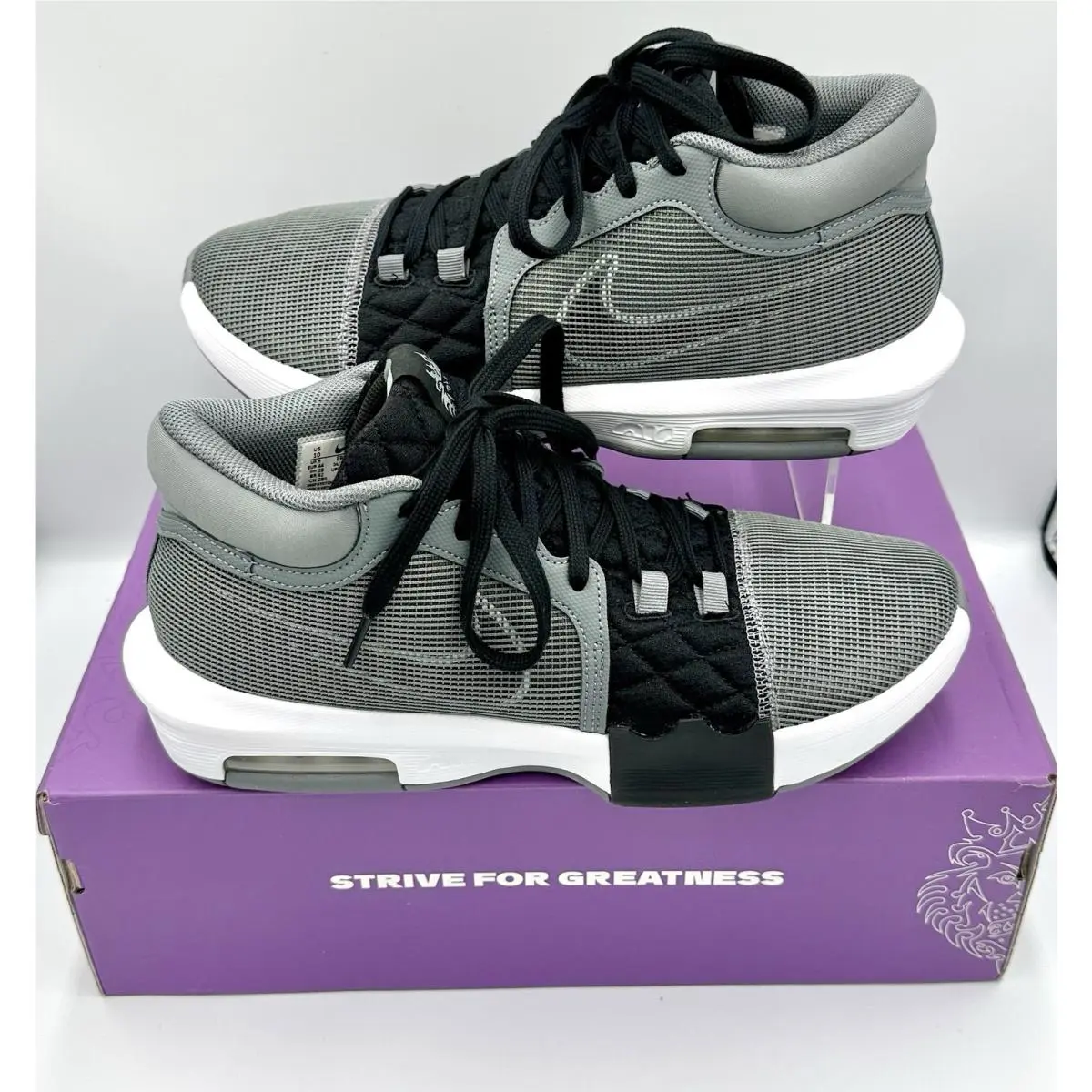 Nike shoes - Nike LeBron Witness - LeBron Witness - FB2239-004 - Grey Black White (UPC: 0197596880007) 1
