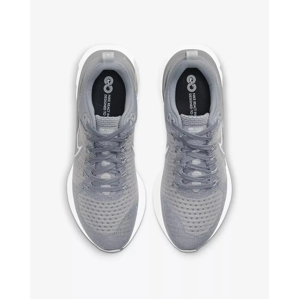 Nike React Infinity Run Flyknit 2 Particle Grey Size 7.5 Men’s Shoes CT2357 001