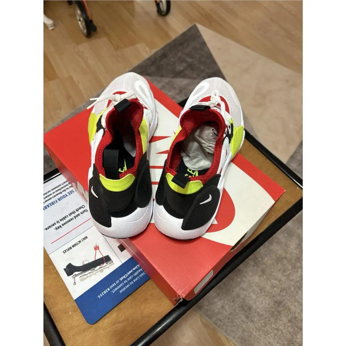 Nike shoes - Nike Huarache - Huarache - AO1697-100 - Multicolor, Manufacturer: White/White-University Red-Volt 1