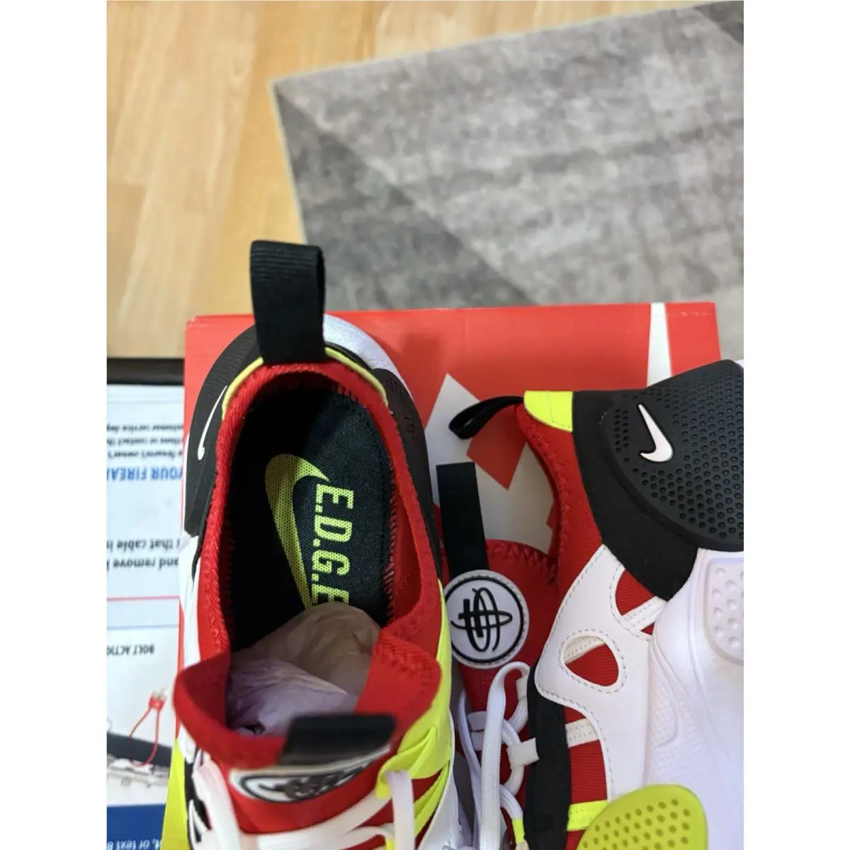 Nike shoes - Nike Huarache - Huarache - AO1697-100 - Multicolor, Manufacturer: White/White-University Red-Volt 2