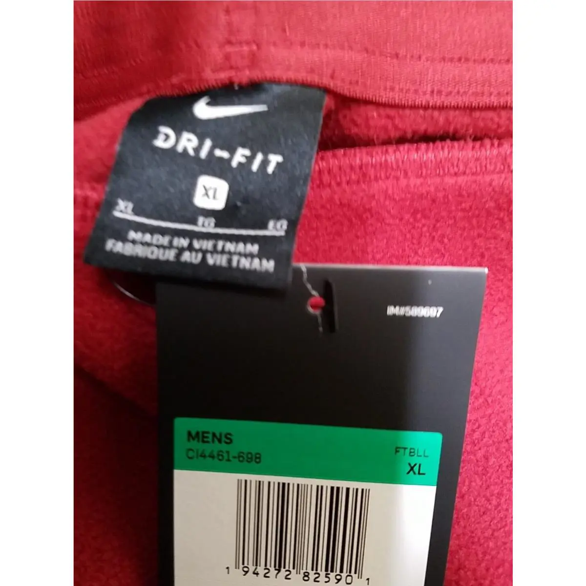 Nike clothing - THERMA DRI-FIT - THERMA - Maroon (UPC: 194272825499) 4