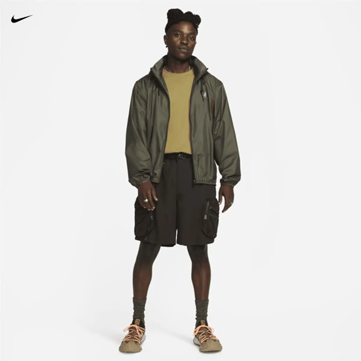 Nike clothing - Cargo Khaki/Earth/Black/Wolf Grey (UPC: 196153781344) 4
