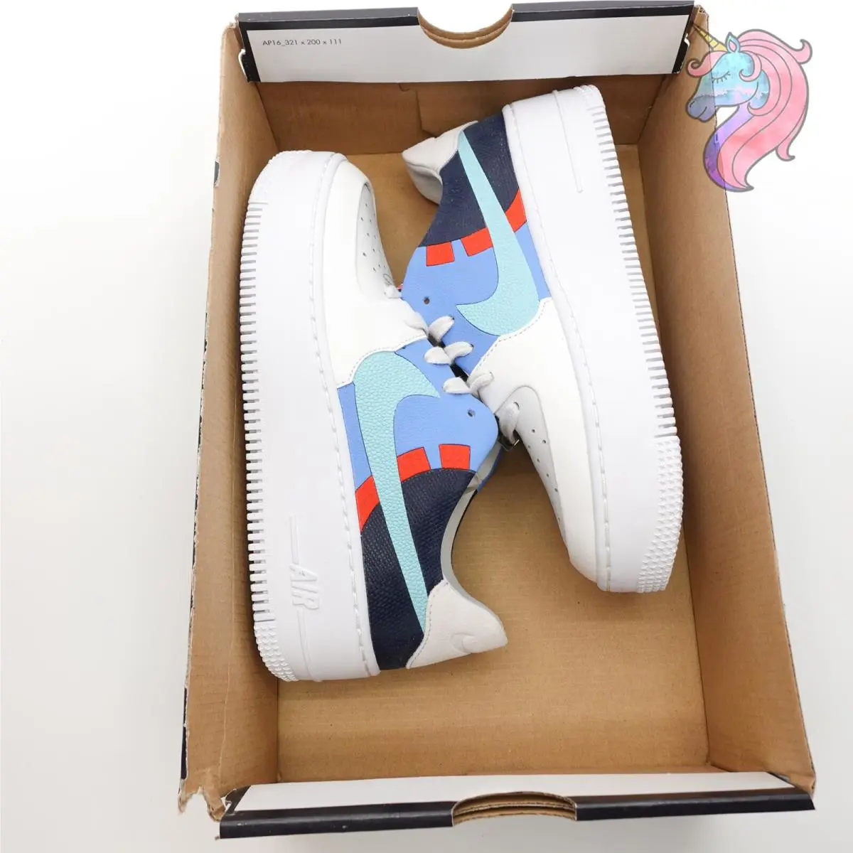 Nike shoes - W AF1 - BV1976 002 - Blue (UPC: 193150493737) 8