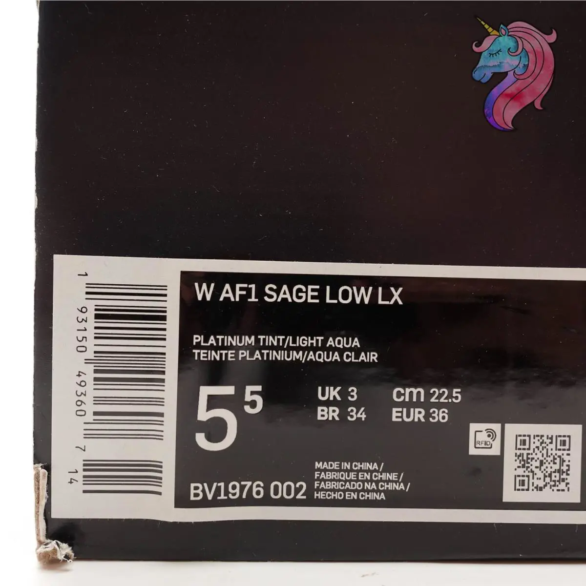 Nike shoes - W AF1 - BV1976 002 - Blue (UPC: 193150493737) 9