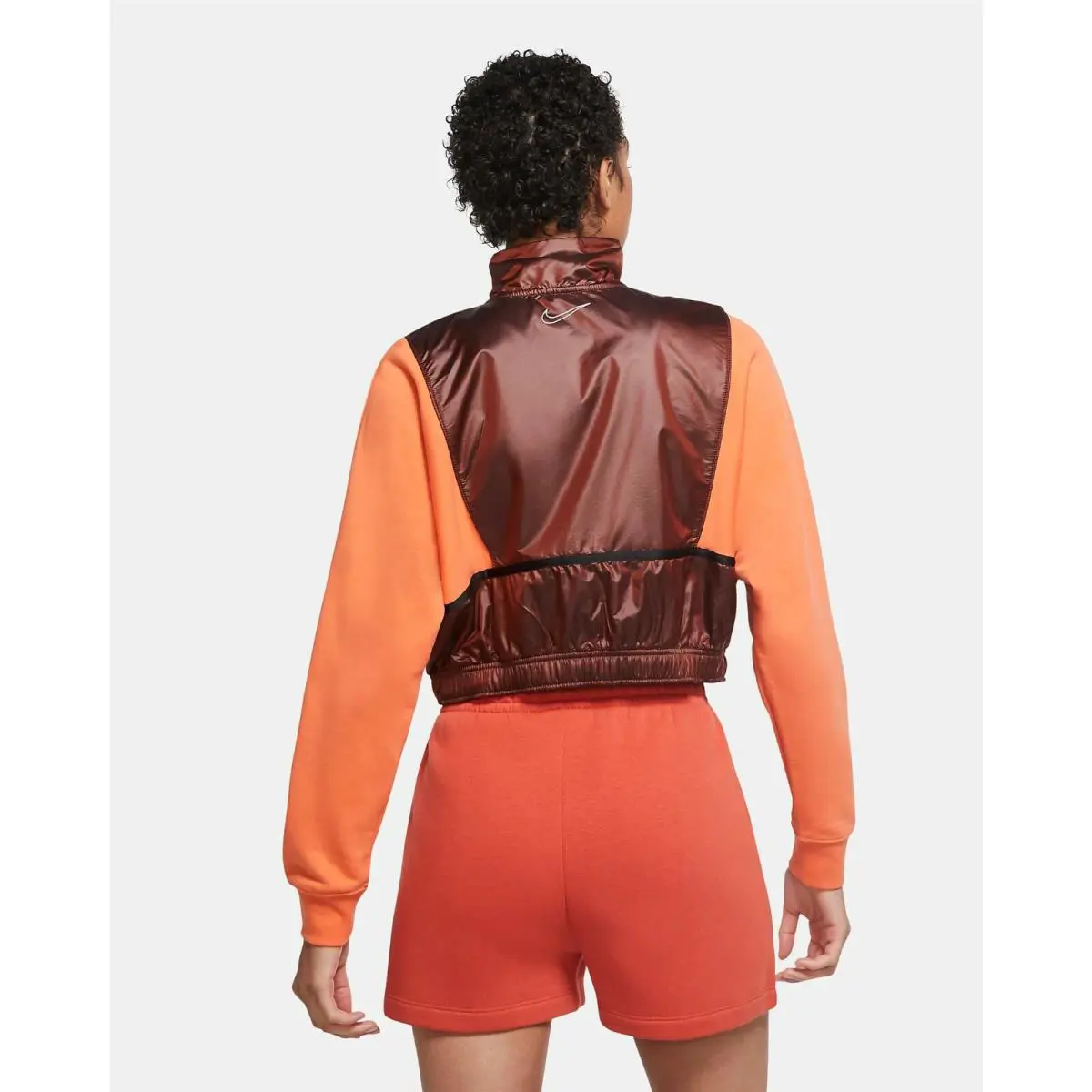 Nike clothing - 1/4 Zip Top - Zip Top - Camellia / Firewood / Orange / White, Manufacturer: Camellia / Firewood / Orange / White 0