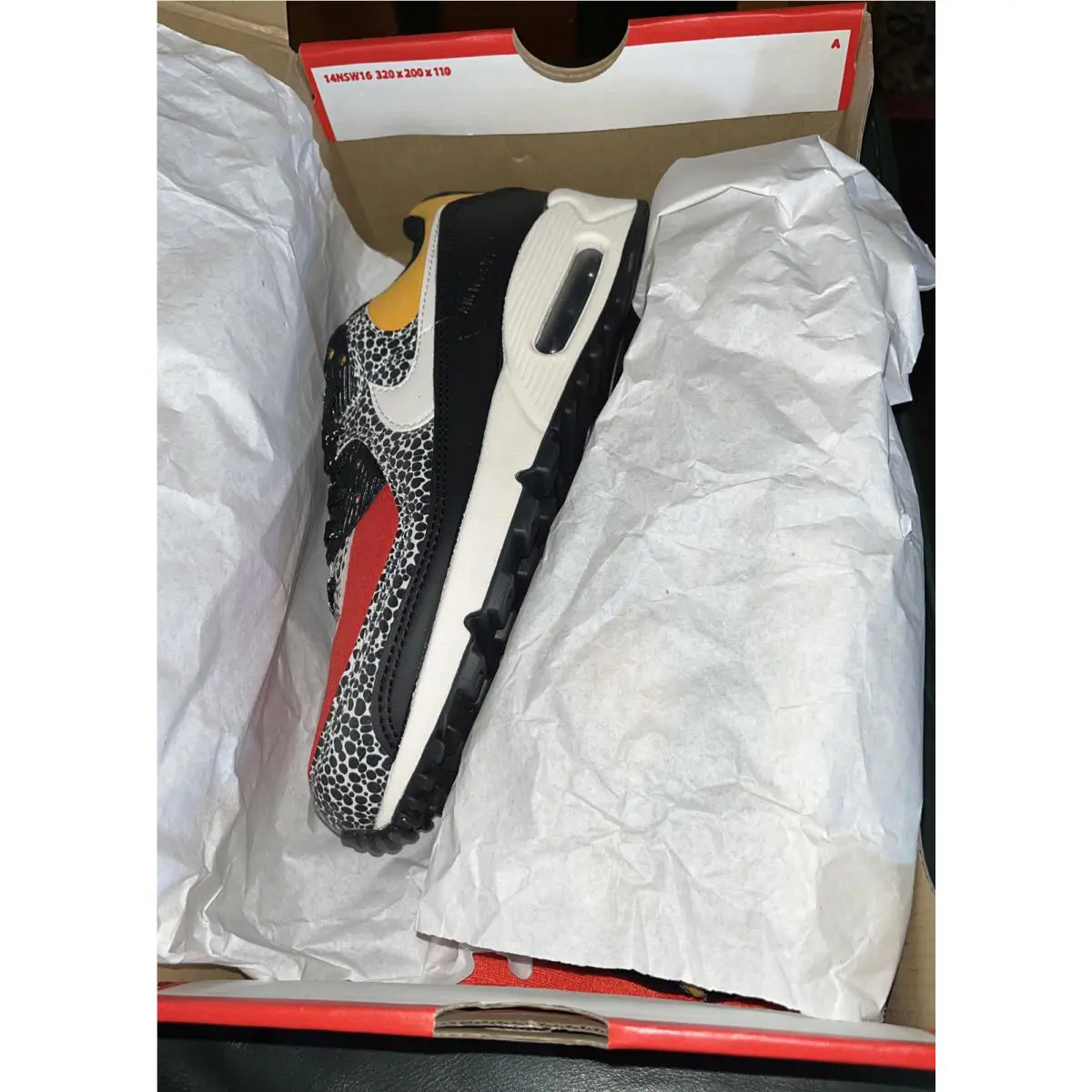 Nike shoes - Nike Air Max 90 - Air Max - DC9446001 - Black Red Safari 6