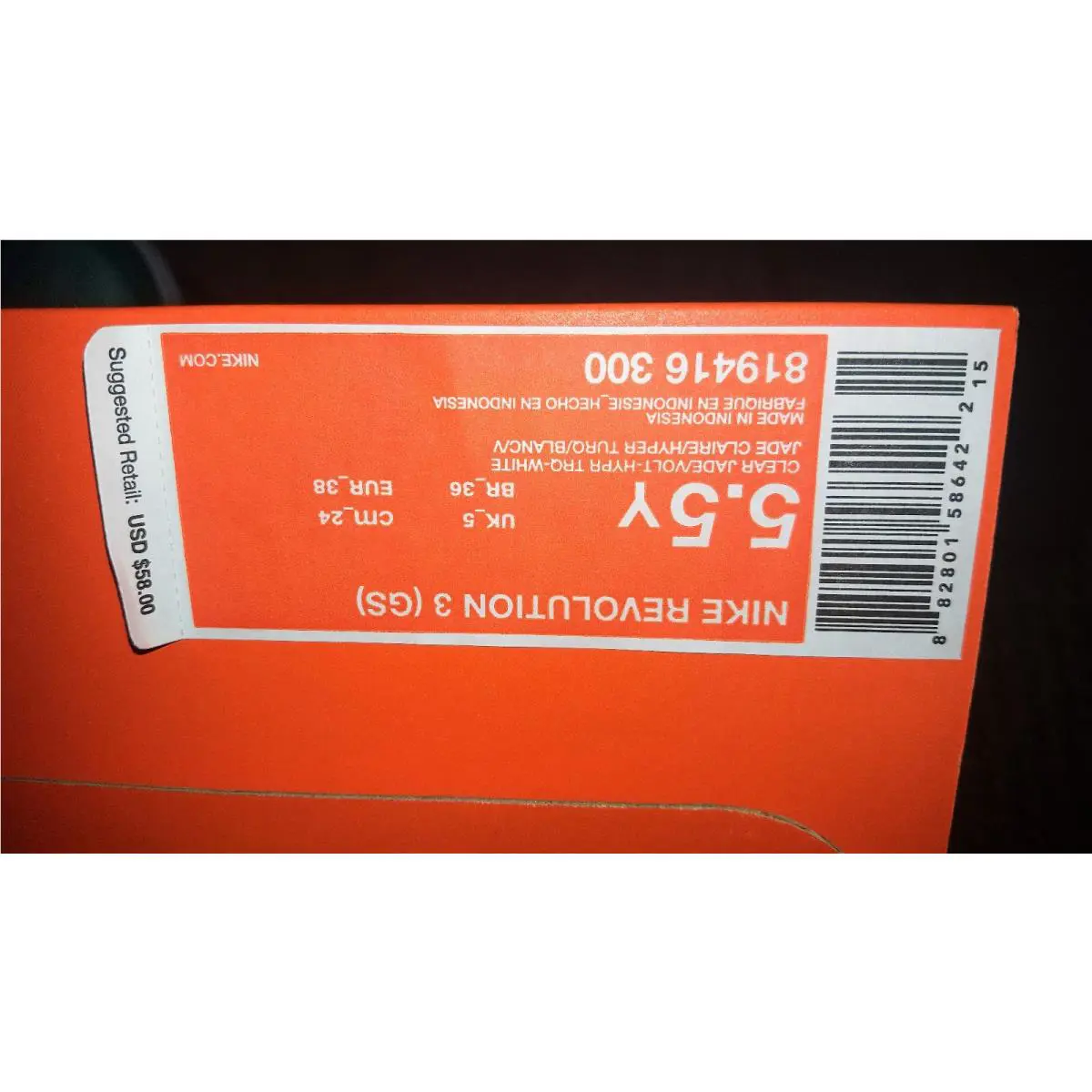 Nike shoes - Nike Revolution 3 - Revolution - Blue (UPC: 882801586422) 2