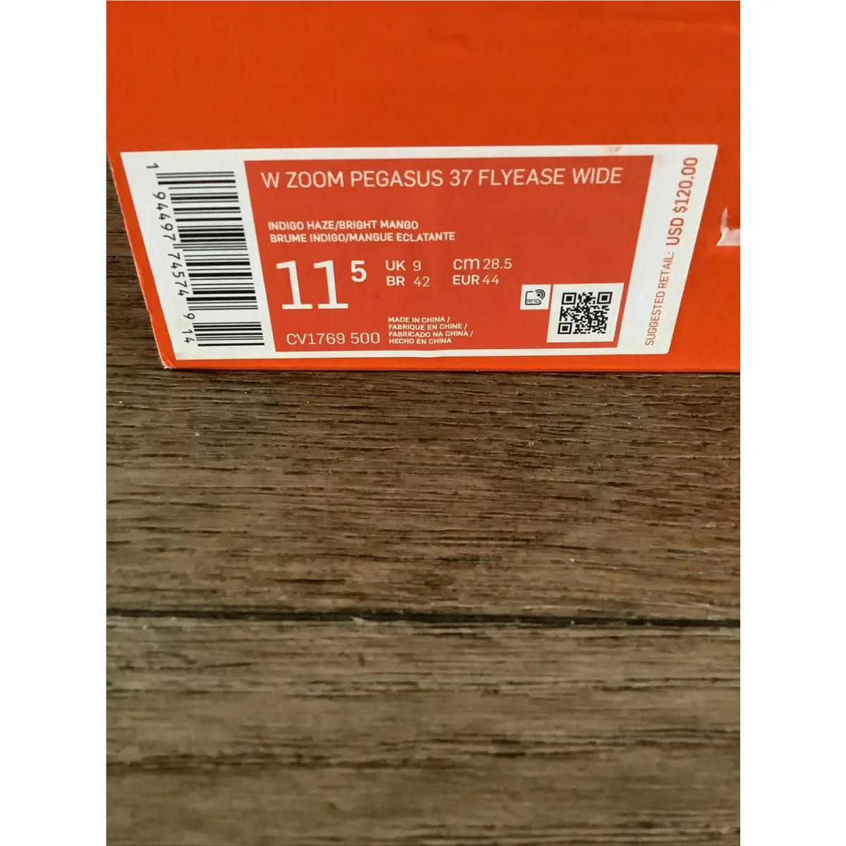 Nike shoes - Nike Air Zoom Pegasus - Air Zoom Pegasus - CV1769-500 - Blue (UPC: 0194497745749) 5