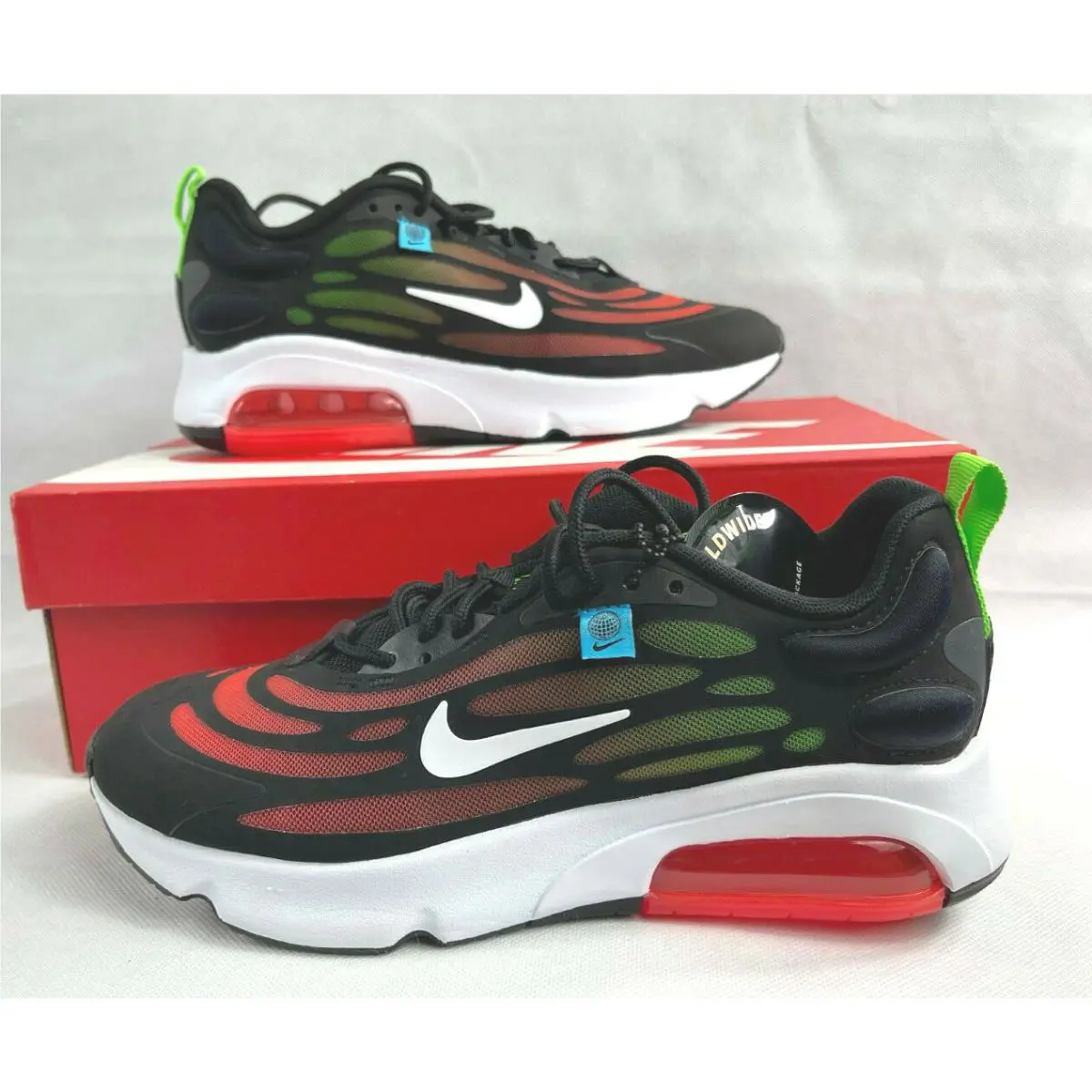 Nike shoes - Nike Air Max Exosense - Air Max Exosense - CV3016-001 - Black/white -hlash crimson 10