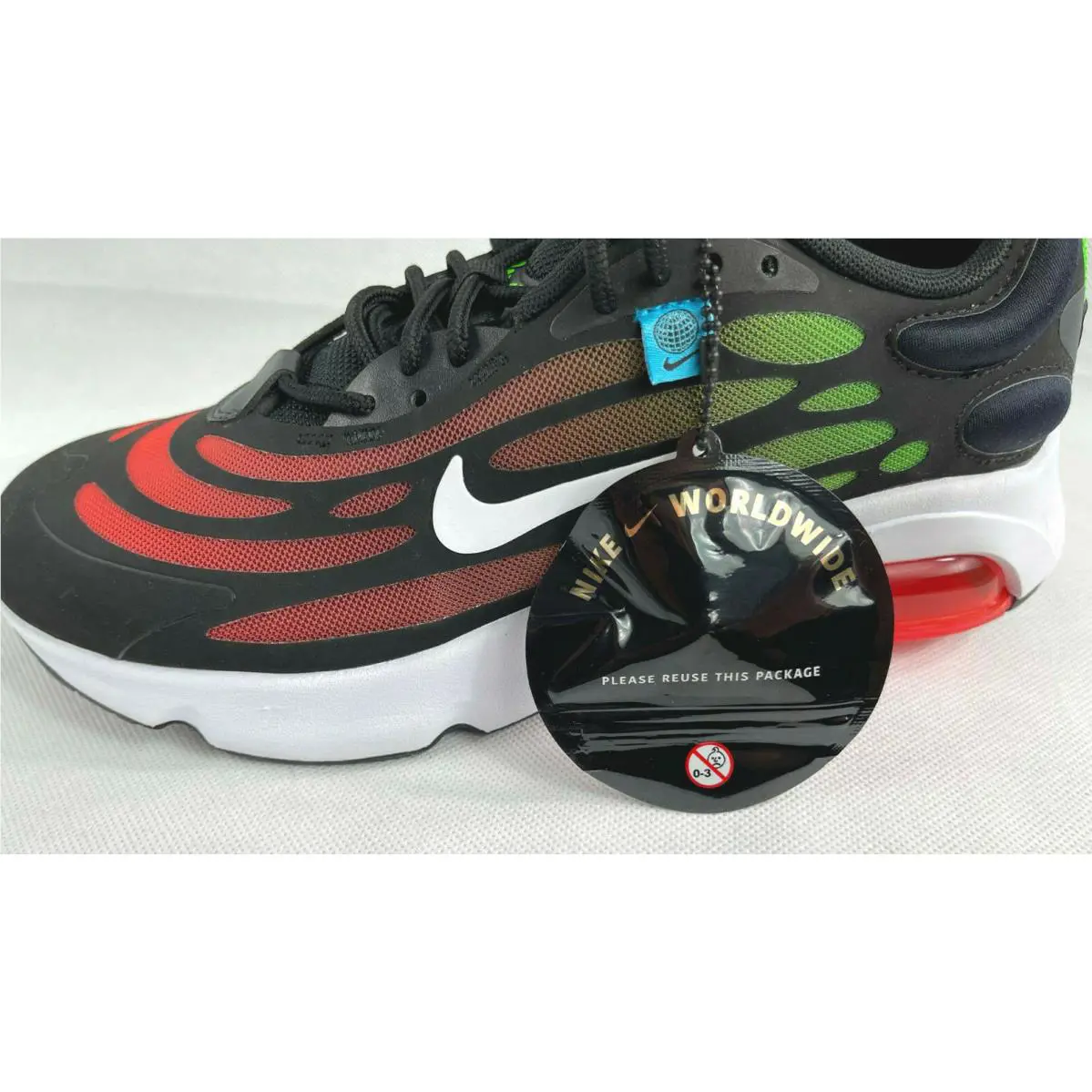 Nike shoes - Nike Air Max Exosense - Air Max Exosense - CV3016-001 - Black/white -hlash crimson 7