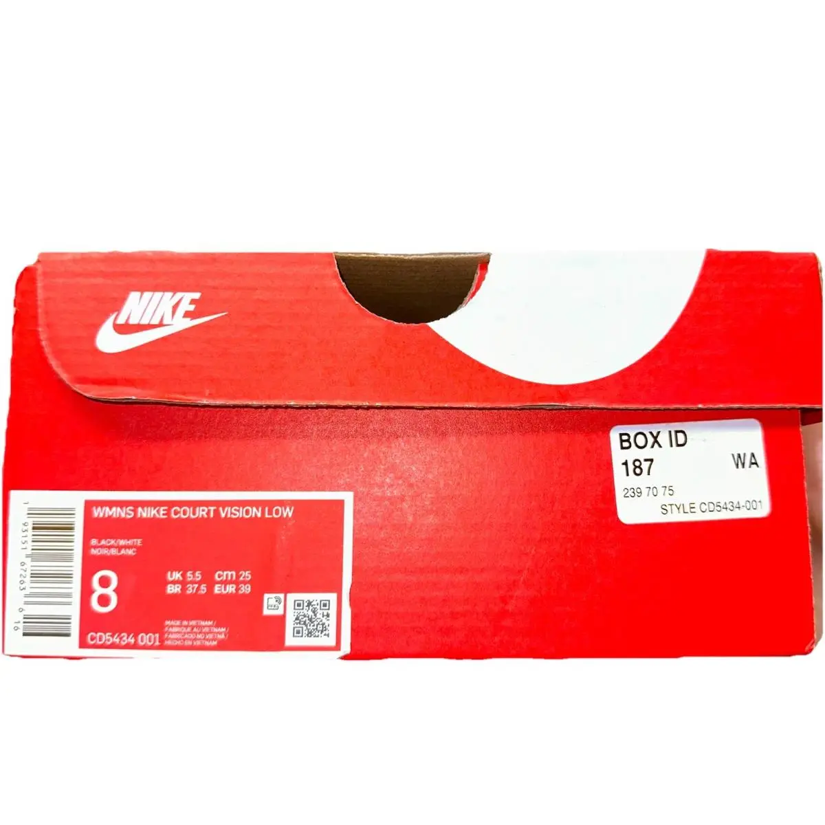 Nike shoes - Nike Court Vision - Court Vision - CD5434-001 - Black 9