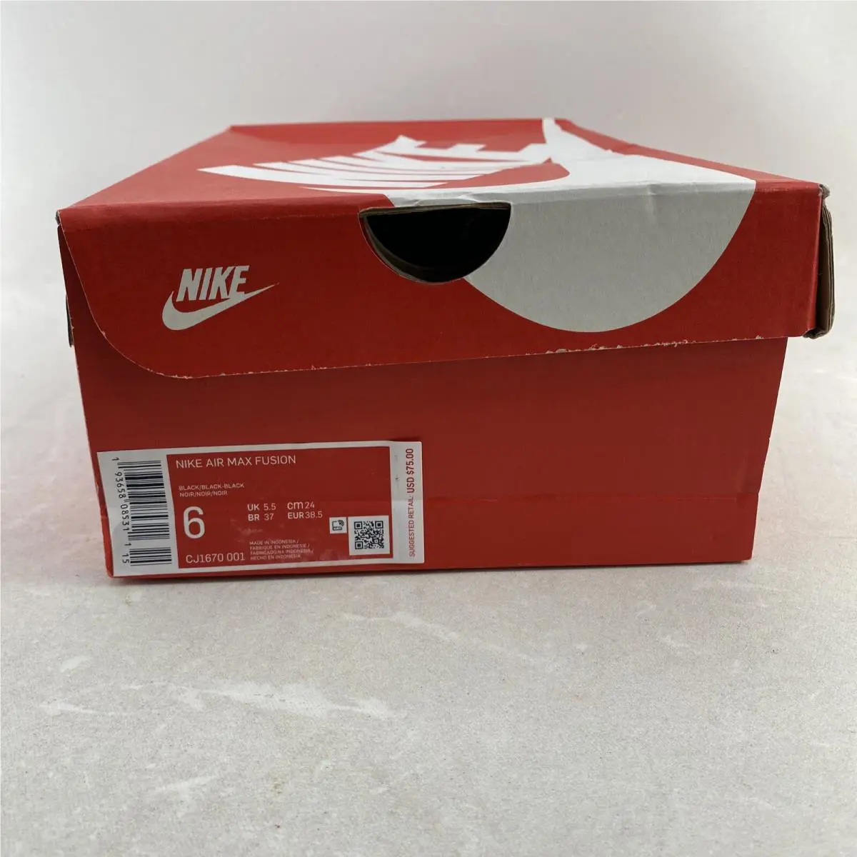 Nike shoes - Nike Air Max Fusion Triple - CJ1670 001 - Black 6
