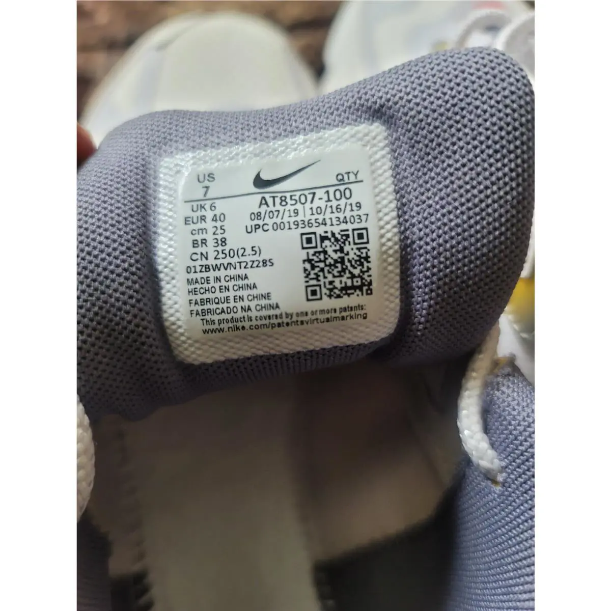 Nike shoes - Air Max 200 SE - Air Max - AT8507-100 - White, Gray (UPC: 193654134051) 3