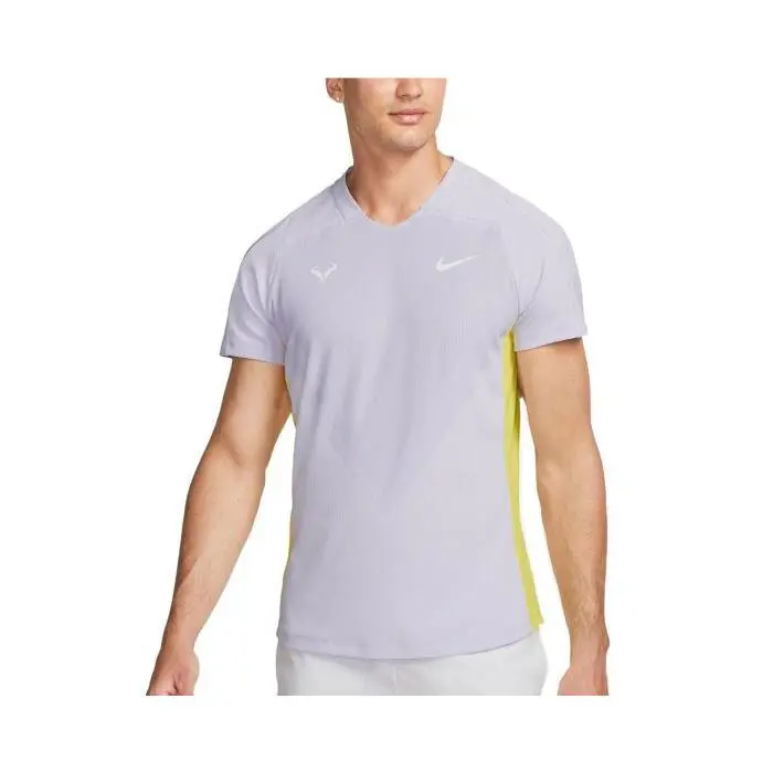 Nike clothing - Nike Court Rafael Nadal ADV Top - Violet Frost / Yellow 6