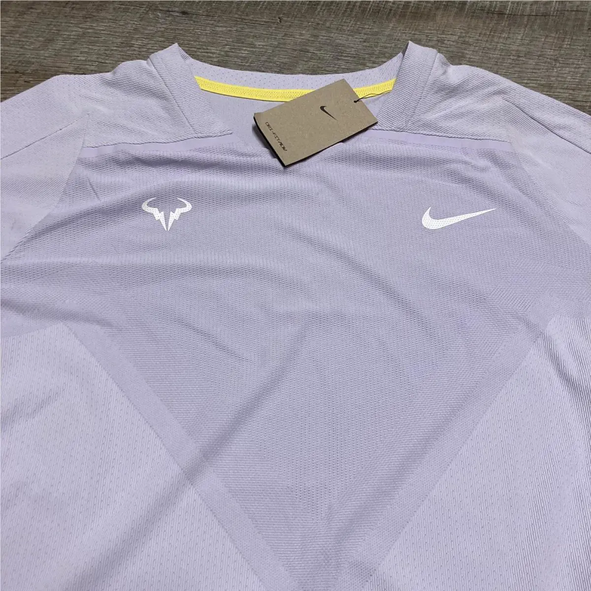 Nike Court Tennis Rafa Nadal Dri-fit Adv Grand Slam Top DD8540 546 Violet Sz S