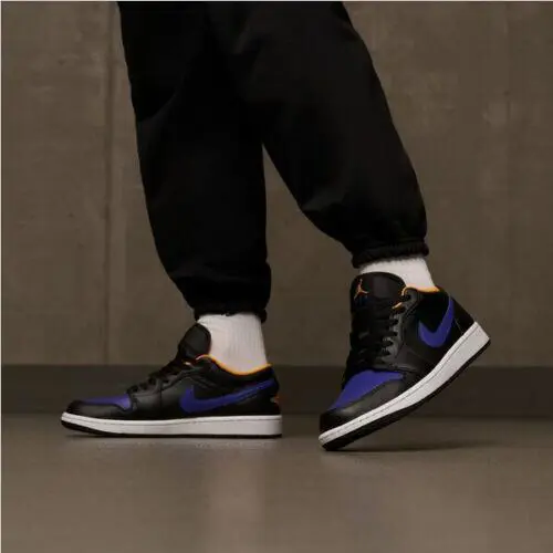 Nike shoes - Nike Air Jordan 1 - Air - 553558 075 - Black, Manufacturer: Black/Taxi/Dark Concord 8