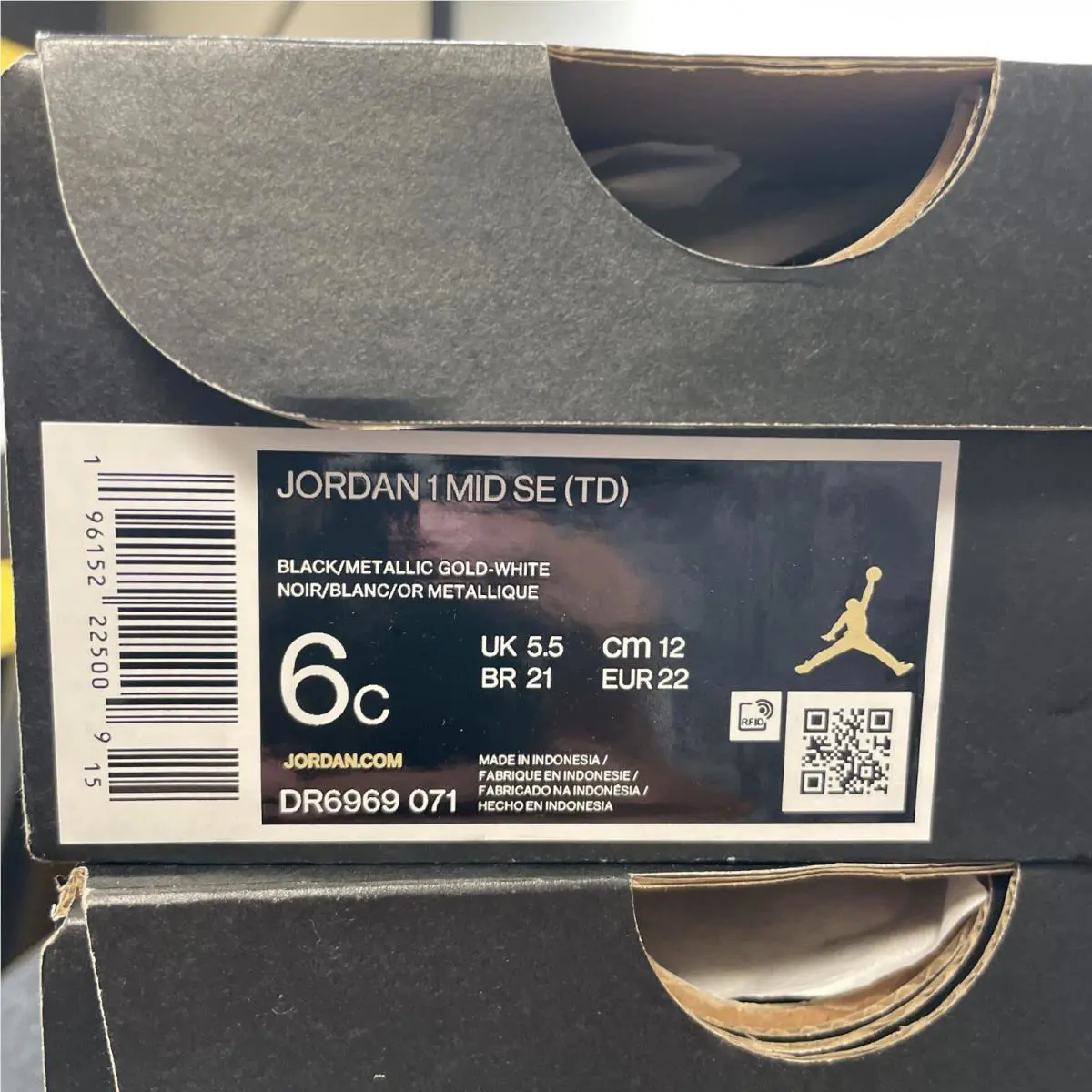 Nike shoes - Jordan 1 - DX3364 100 DM6217 001 - Black (UPC: 196152224989) 5