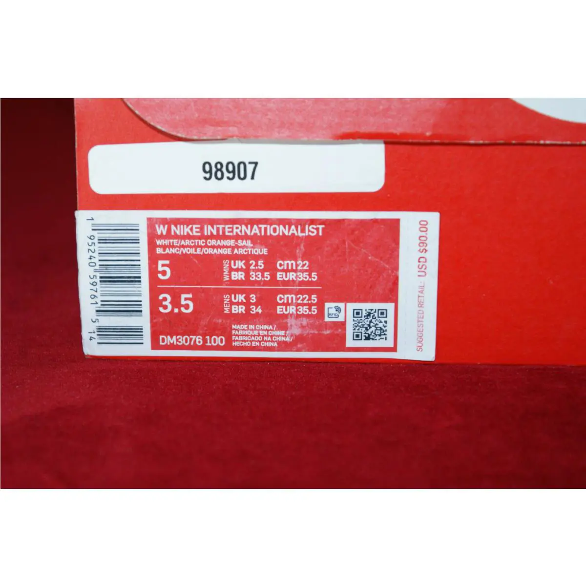 Nike shoes - Nike Internationalist - Internationalist - DM3076100 - white Pink Yellow (UPC: 195240597615) 9