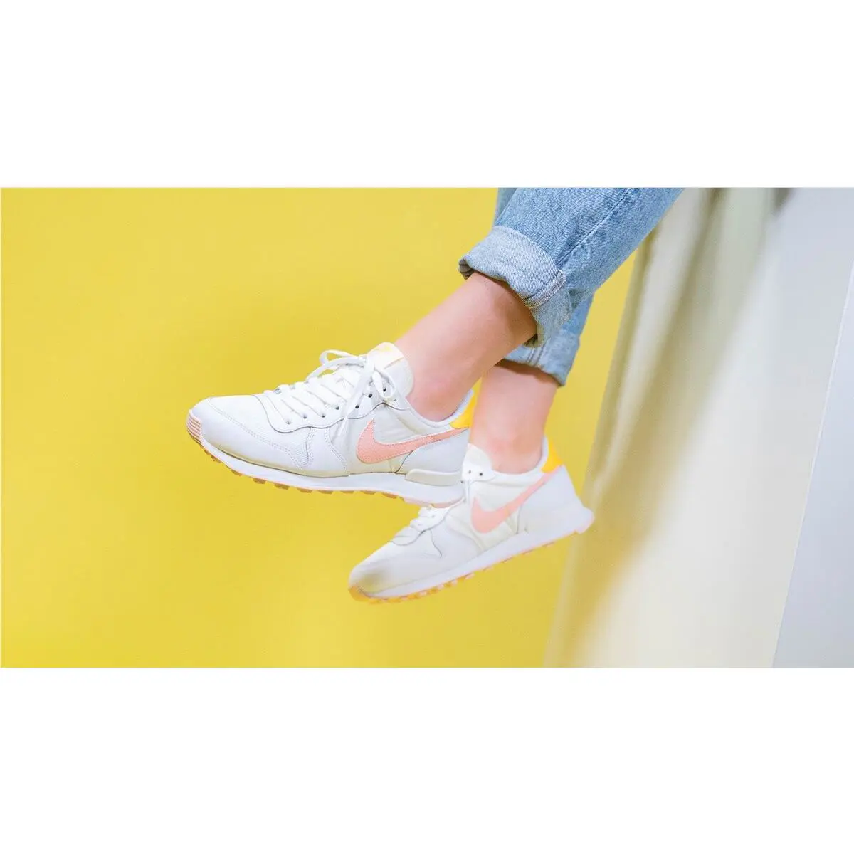 Nike shoes - Nike Internationalist - Internationalist - DM3076100 - white Pink Yellow (UPC: 195240597615) 10