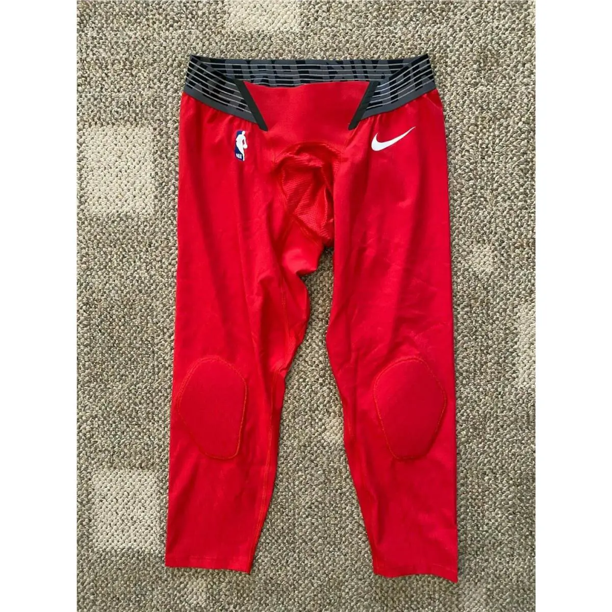 Nike Pro Zonal Strength Padded Mens Nba Basketball Tights Red Size XL 881017-657