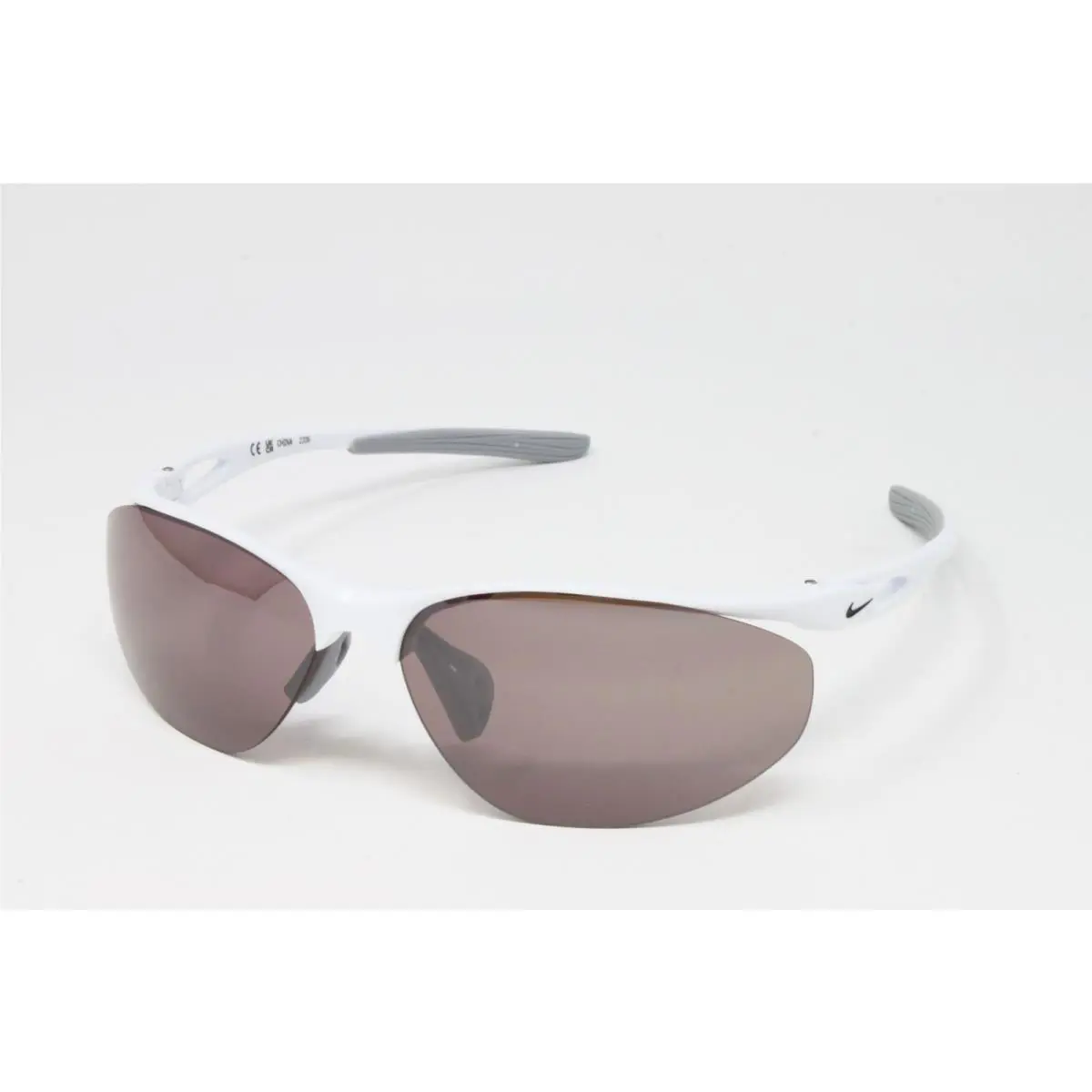 Nike Sunglasses Aerial E Unisex Oval Plastic White 69mm Road Tint Lens DZ7353100