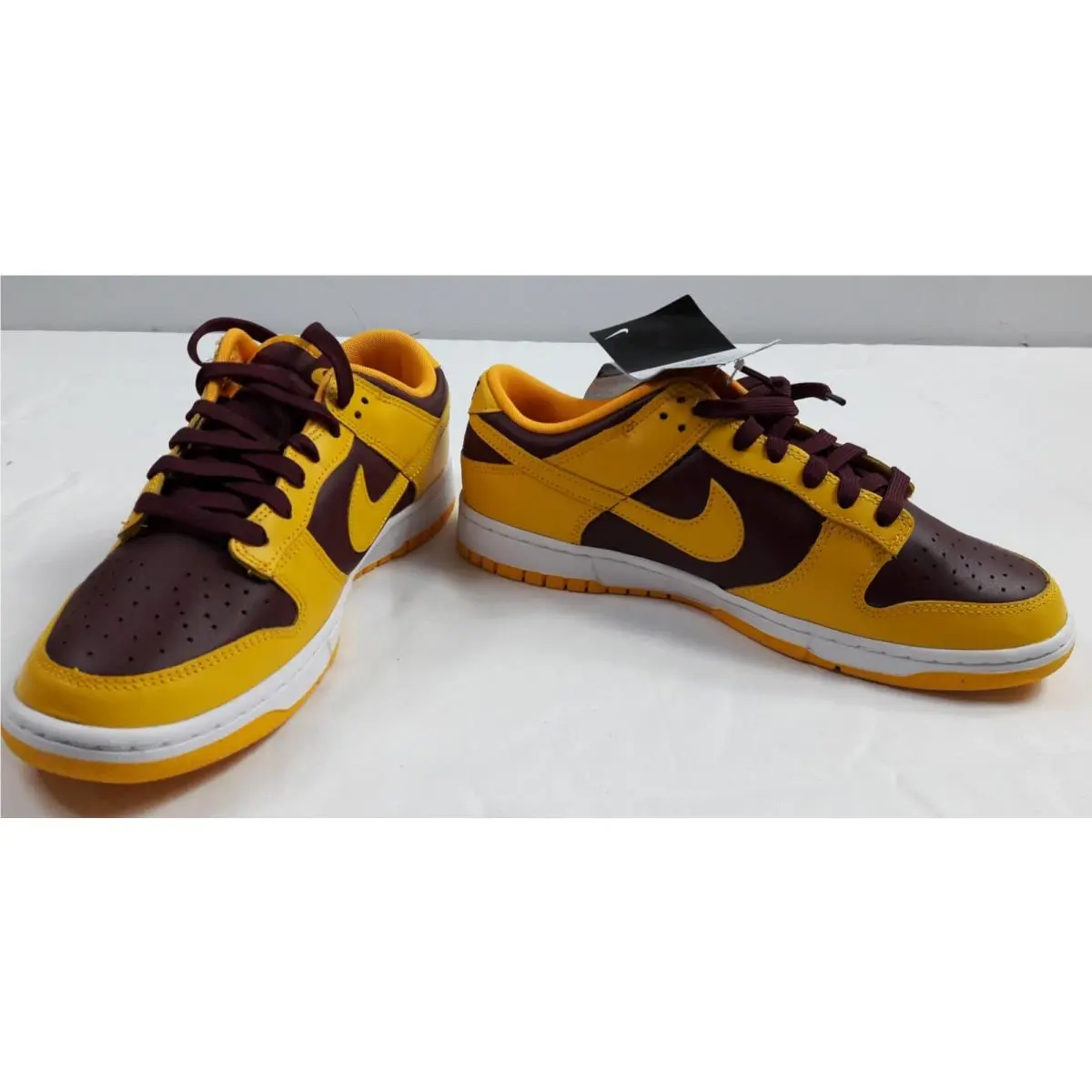 Men`s Nike Dunk Low Arizona State Maroon Gold Size 9.5 DD1391-702