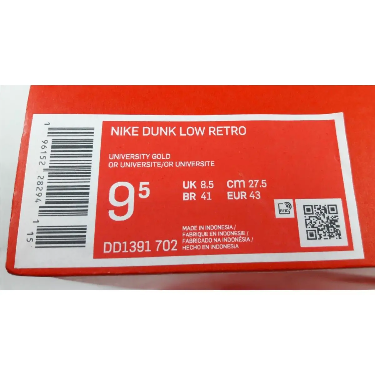 Nike shoes - Nike Dunk Low - Dunk Low - DD1391702 - Multicolor (UPC: 196152282941) 0