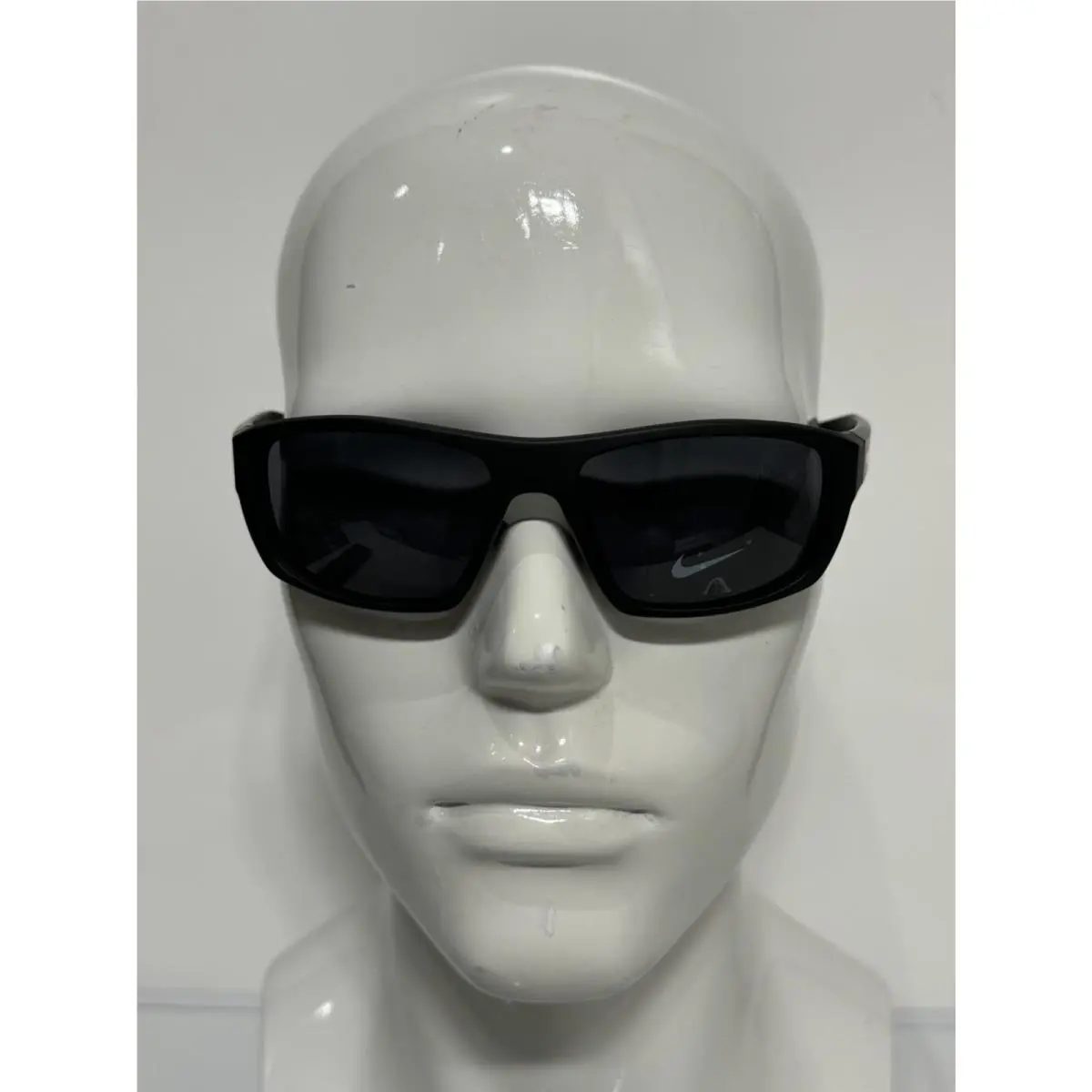 Nike Brazen Boost Matte Black Wraparound Sunglasses 57mm