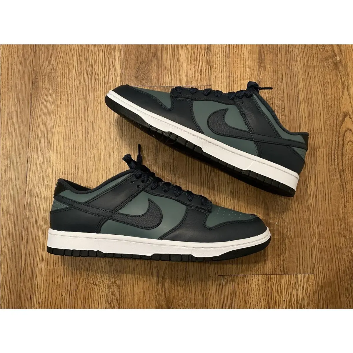 Nike shoes - Nike Dunk Retro Low - Dunk Retro Low - DR9705300 - MINERAL SLATE/ARMORY NAVY (UPC: 00196152225962) 9