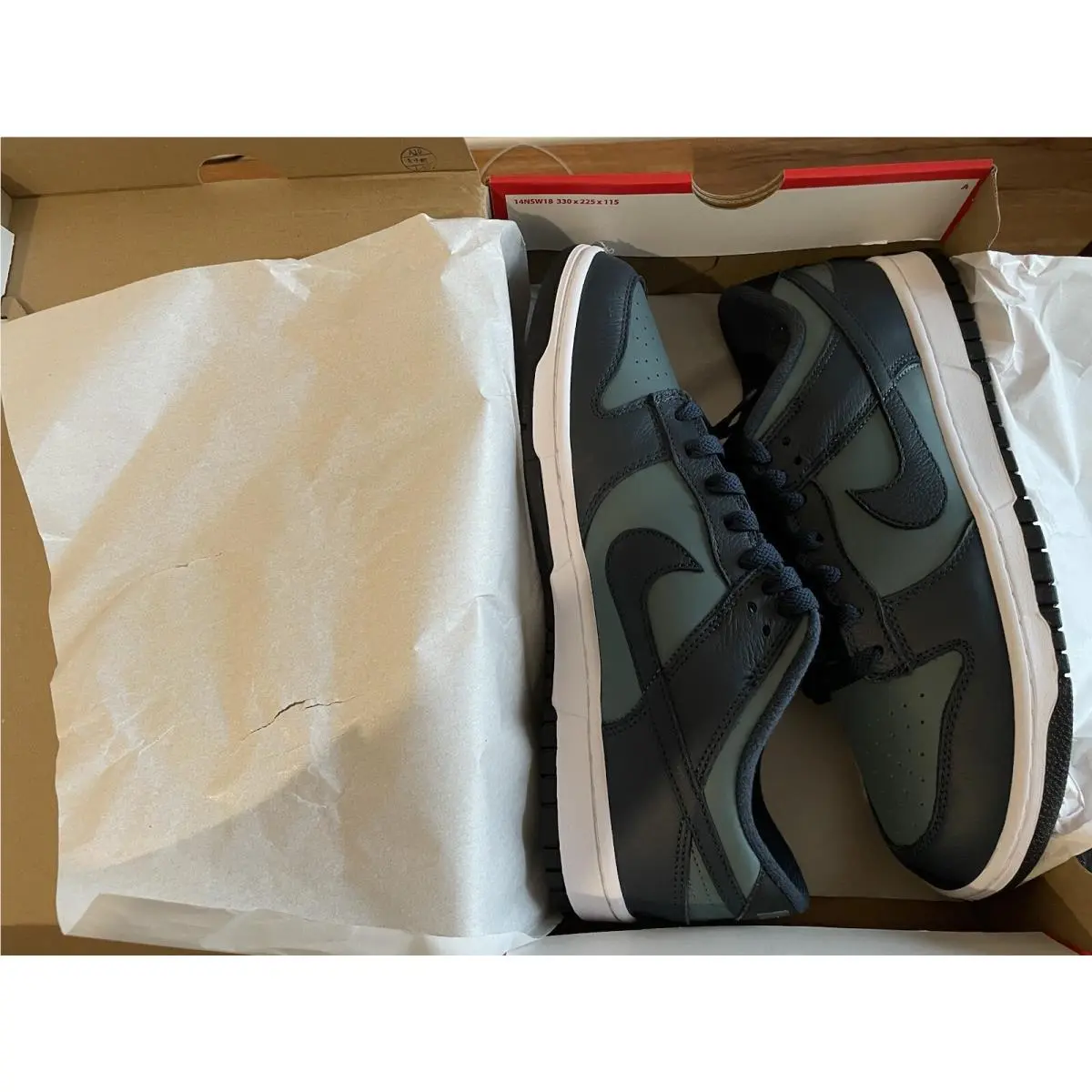 Nike shoes - Nike Dunk Retro Low - Dunk Retro Low - DR9705300 - MINERAL SLATE/ARMORY NAVY (UPC: 00196152225962) 7